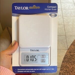 Taylor Compact Kitchen Scale - White
